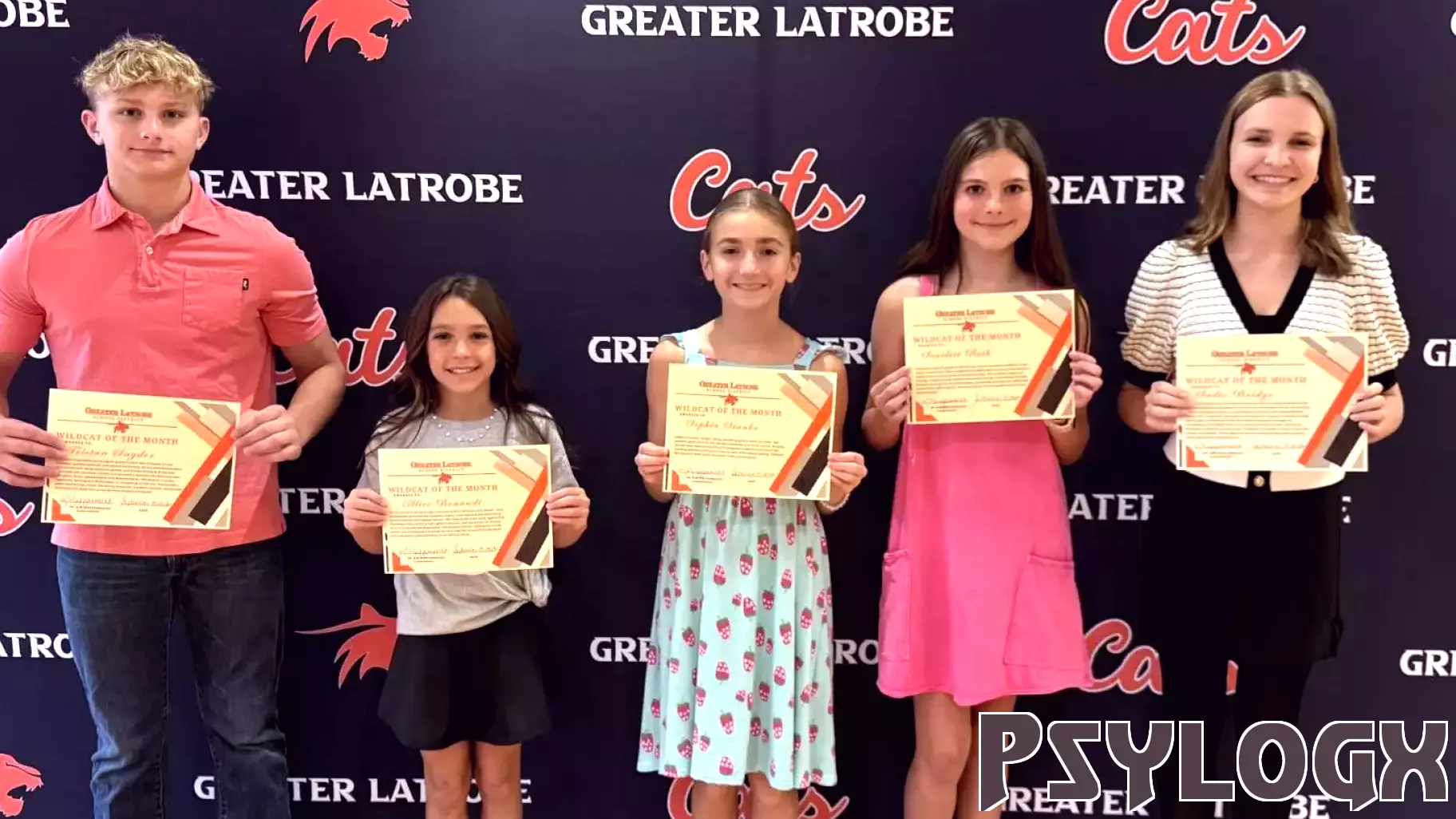 Five Greater Latrobe students recognized as September Wildcats of the Month